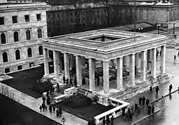 Un des deux Ehrentempel, temple d'honneur de la Königsplatz, 9 novembre 1936