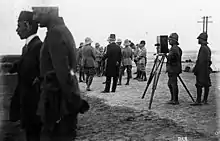 Transport du cercueil du maréchal Colmar von der Goltz, mort pendant le siège de Kut-el-Amara, mai 1916