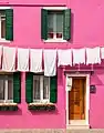 Maison, Fondamenta Cavanella, Burano. Mars 2009.