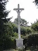 Croix de chemin mémorial de guerre.