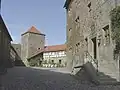 Burg Fürsteneck, vue dans la cour intérieure