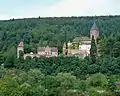 Le château Zwingenberg sur le Neckar.