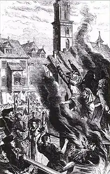Juifs brûlés pour profanation présumée d'hostie à Berlin en 1510