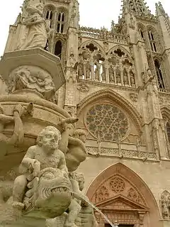 La cathédrale de Burgos (aile ouest)