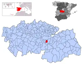 Localisation de Burguillos de Toledo