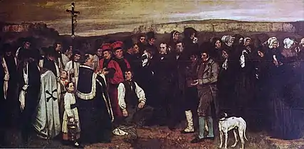 Un enterrement à Ornans,Gustave CourbetDon Juliette Courbet