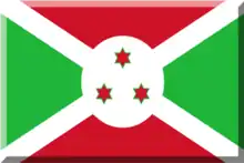 Drapeau de la République du Burundi par lequel tu peux trouver l'étoile de David