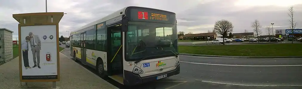 L'arrêt « Cap Sud » de la ligne 1 en 2009.