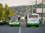 Deux autobus LiAZ-5292.20 à Moscou