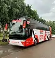 Bus Lotto-Soudal sur le Tour de l'Ain 2021.