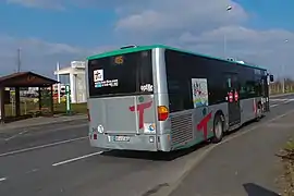 Mercedes Citaro sur la ligne 415 dans la zone commerciale de Villabé.