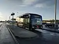 Bus servant à faire la liaison avec les parkings de l'aéroport.