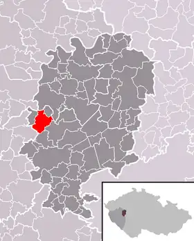 Localisation de Bušovice