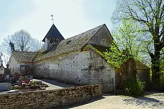 L'angle nord-ouest et le narthex