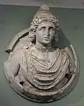 Attis, médaillon de la villa romaine de Chiragan (Haute-Garonne).