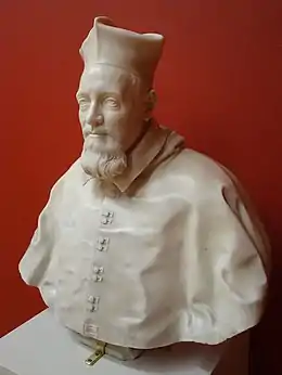 Buste du cardinal Guido Bentivoglio, marbre, vers 1640