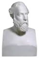 Bust of Dr. Dio Lewis by Edmonia Lewis, 1868.