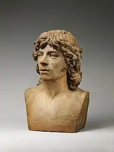 Buste d'homme (vers 1790–1795), New York, Metropolitan Museum of Art.