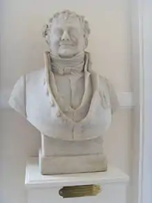 Buste de Louis Rousseau de Saint-Aignan (1767-1837).