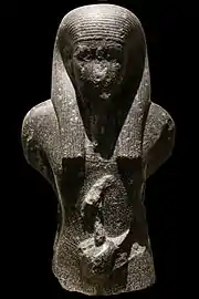 Buste d'homme en granit, Nouvel Empire