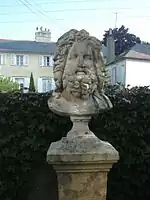 Buste d’un homme barbu, copie du Louvre ou de Versailles.
