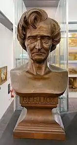 Buste de Berlioz (1867), Grenoble, musée de l'Ancien Évêché.