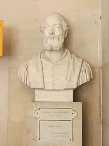 François Rabelais (1822), château de Versailles, galerie de pierre haute, sud.