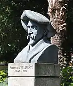 Buste de Robert Le Minihy de La Villehervé« Monument à Robert de la Villehervé au Havre », sur À nos grands hommes,« Monument à Robert de la Villehervé au Havre », sur e-monumen