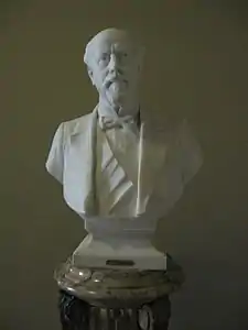 Buste de Julio Argentino Roca à la Casa Rosada à Buenos Aires.