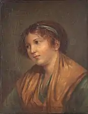 Buste de jeune fille,huile sur toileMusée national des Beaux-Arts, Buenos Aires.