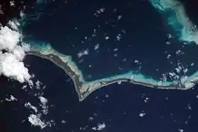 Image satellite de Butaritari.