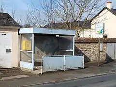 L'arrêt de bus L'Aile Bleue en 2013.