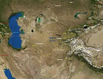 Dépression Aralo-Caspienne.