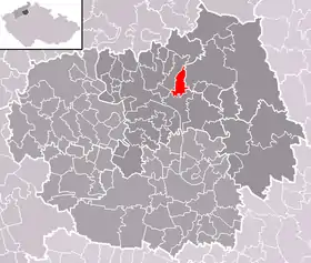 Localisation de Býčkovice