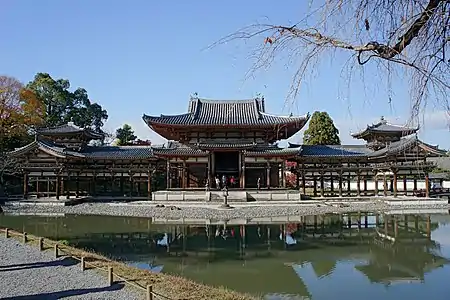Pavillon du Phoenix du Byōdō-in. 1052. Uji (Kyoto).