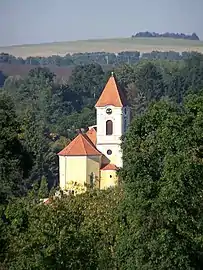 Bystřice : église Saints-Simon-et-Jude.