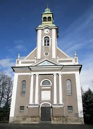 L'église évangélique.