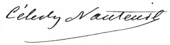 signature de Célestin Nanteuil