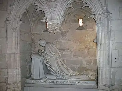 Tombeau du cardinal Couillé 1917 Louis Castex primatiale Saint-Jean-Baptiste (Lyon)