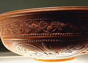 Céramique sigillée(musée de la Cour d'Or, Metz)
