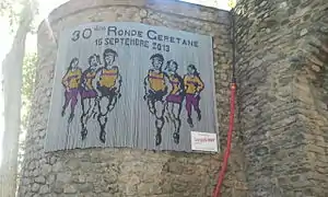 Panneau de la 30e Ronde cérétane.