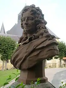 Buste de César-Pierre Richelet à Cheminon