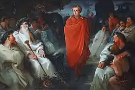 César vient traiter avec les druides, 1867 (Amiens, musée de Picardie).