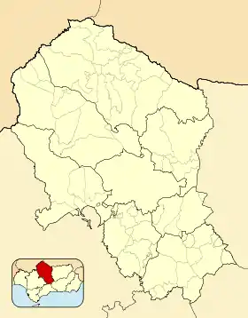 Voir sur la carte administrative de province de Cordoue