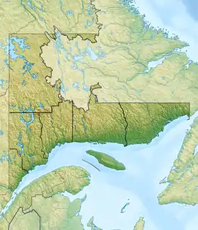 (Voir situation sur carte : Côte-Nord)