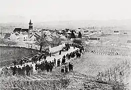 Chanteloup pendant la course de côte 1899.