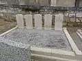 Les tombes britanniques de 1918.