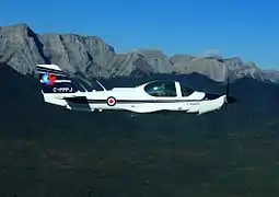 Un Grob G 120A utilisé par l'Aviation royale canadienne.