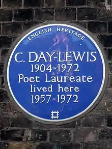 Description de l'image C.DAY-LEWIS (1904-1972) Poet Laureate lived here 1957-1972..jpg.