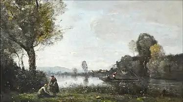 Camille Corot, La Seine près de Chatou.